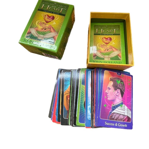 The Psychic Tarot For The Heart 65 Card Oracle Deck & Guidebook John Holland - Picture 8 of 8